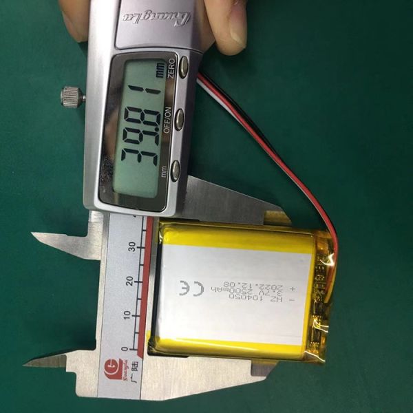 CE Certified 2500mAh IEC62133 Lithium Polymer Battery 3.7V Rechargeable Li-polymer Battery Pack