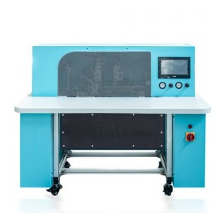 HX18B Semi Auto Notebook Elastic Band Fixing Machine Featuring User Friendly Controls and Adjustable Settings for Notebook Binding