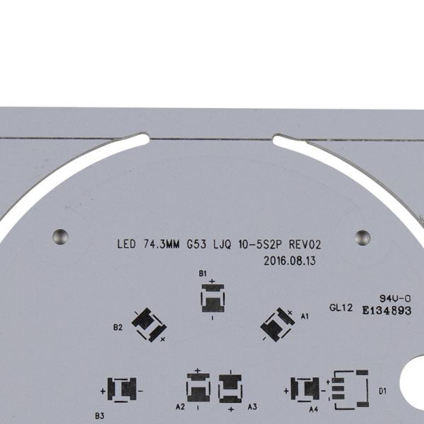 Алюминиевый облегченный UL CE ROHS платы с печатным монтажом СИД 165V 265V