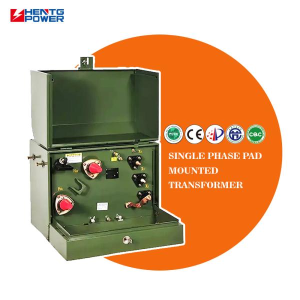 High Frequency Pad Mounted Transformer 50 Kva Silicon Core Electric Power Transformer