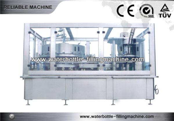 Aluminum Can Beverage Filling Machine 2 In 1 Monoblock Bottle Sealing Machine