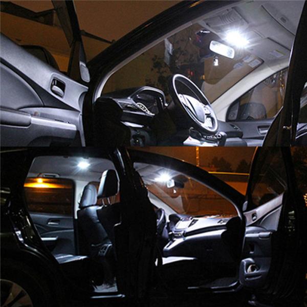 39mm White Blue Dome Festoon SMD 5050 LED Car Light Bulb
