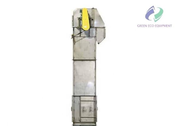 Cement Plant Bulk Materials Belt Type Bucket Elevator Carbon Steel Material