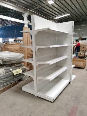 O supermercado da cremalheira da prateleira da gôndola do tela plano arquiva a cremalheira de exposição