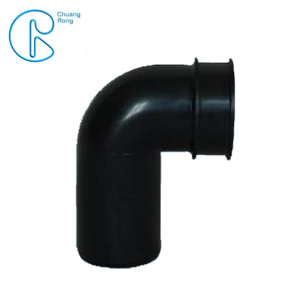 PN6 PE100 50-200mm HDPE Draining Fittings Siphon Tee with Inspection Mouth