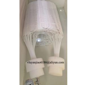30 PSI PTFE Tube Immersion Coil Heat Exchanger For Corrosive / Ultrapure Chemicals