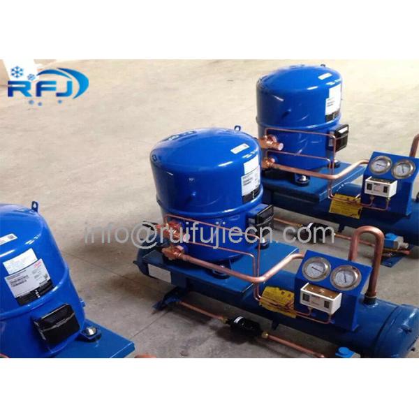 Голубой конденсатор цвета охлаженный водой, блок МТ80/ВН10Х-МТ160/ВН15Х конденса