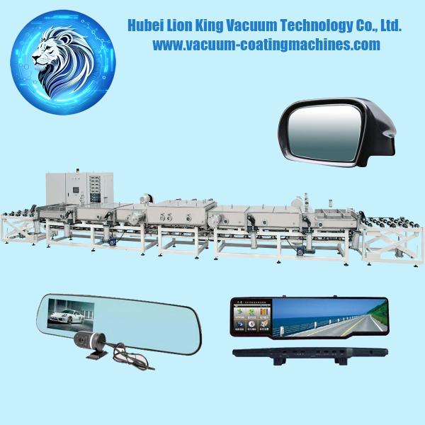Magnetron Sputtering PVD Coating for Automobile Rearview Mirror Blue Film Coating machine for chrome mirrors, blue mirrors coating