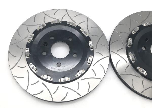 380mm Disc 8 Pot Brakes Black Aluminum Caliper Full Floating Bell