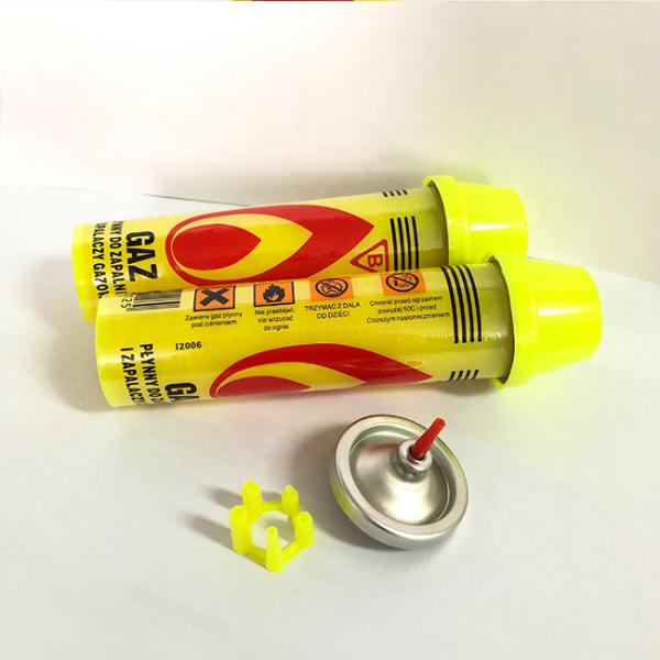 O padrão durável vai reenchimento exterior do isqueiro de gás do butano 80 Ml