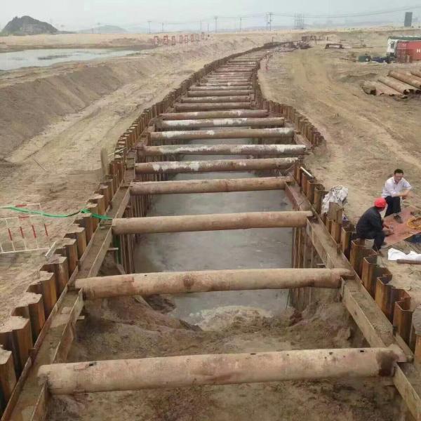 установленный экскаватором водитель кучи листа 22Т, гидравлический водитель кучи для экскаваторов