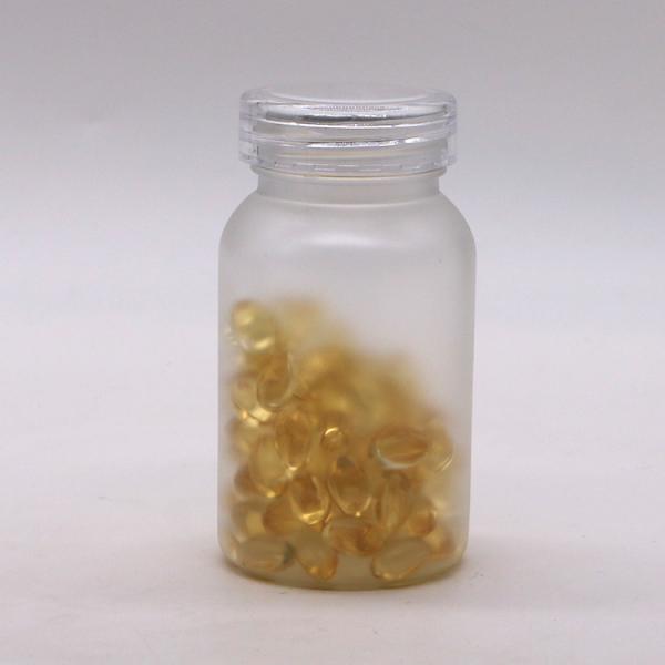 Фармацевтическая бутылка с пластиковыми таблетками PET 100cc с детской винтовой крышкой