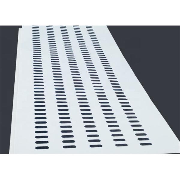 48mm Slot Hole AISI Anti Slip Perforated Metal Sheet Galvanized