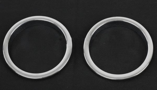 ABS Chrome Front fog light cover for JEEP Wrangler JK 2007-2014 fog lamp Cover 4x4 Auto accessories