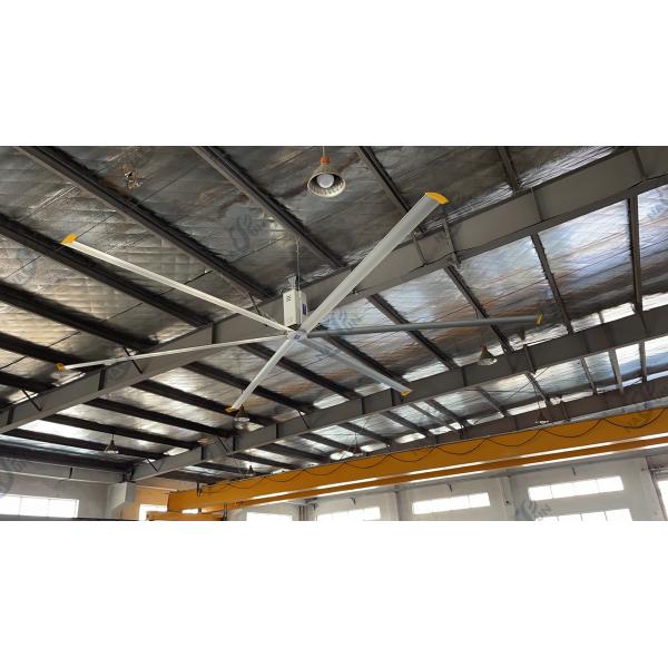 750w-1500w промышленный надземный потолочный вентилятор вентилятора HVLS высокообъемный низкоскоростной