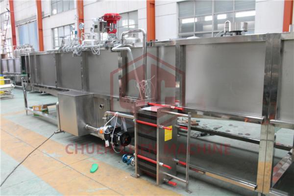 Carbonated Drink / Beer Tunnel Pasteurization Equipment For Bottled Beverage Production Line