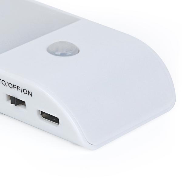 Cabinet Closet LED Night Light with PIR USB Charging Port and Mini Ultra-thin Design