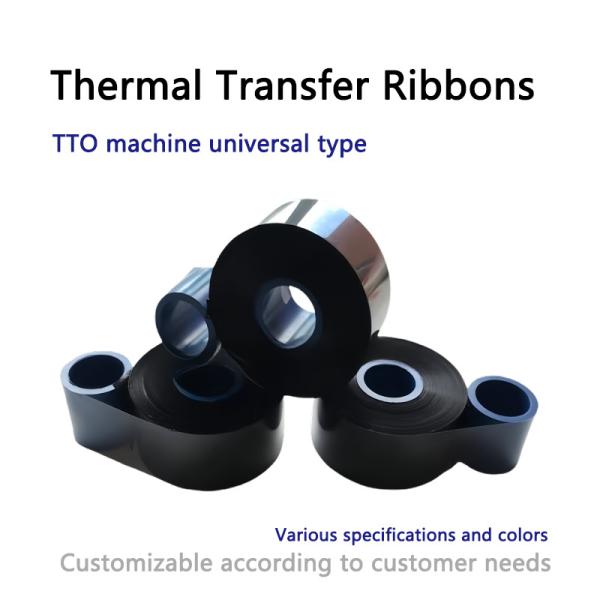 TTO Industrial Thermal Transfer Ribbons QR Code And Packaging Date For Food