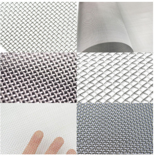 Stainless Steel Woven Wire Mesh 15-30m Bright Silver ISO9001