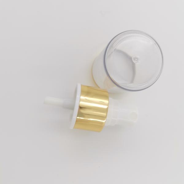 Bright Gold Aluminum Finger 24/410 Bottle Mist Sprayer