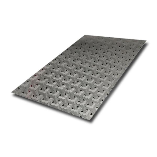 Feuille décorative d'acier inoxydable d'AISI 0,4 millimètres