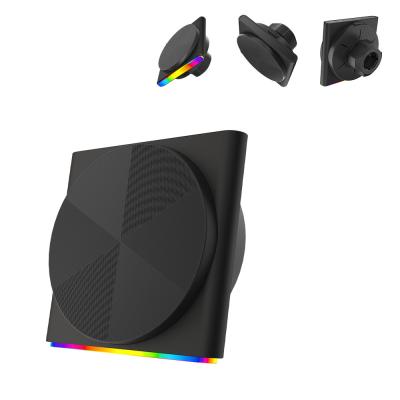 Customizable Magsafe Car Mount Super Strong Magnetic Suction Projection Ambient Light Black Technology Sound Pickup