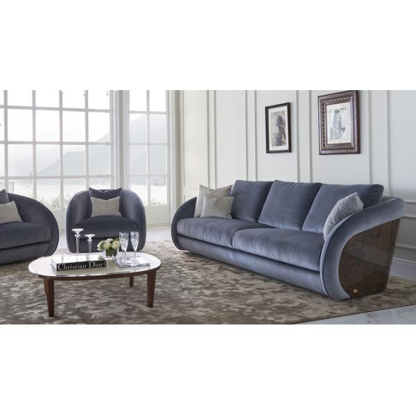 Lacquer Luxury Leather Living Room Sets