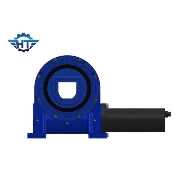 Horizontal Worm Gear Slewing Drive Single Axis For 24V Sun Tracking System