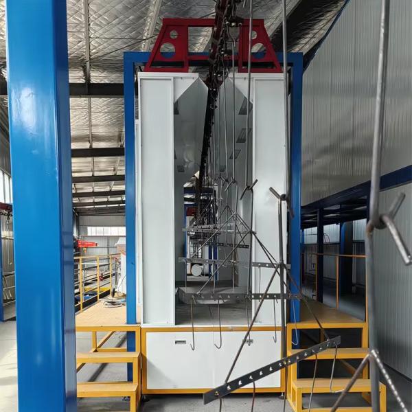 Full Auto Powder Coating Production Line Energy Efficiency High Accuracy