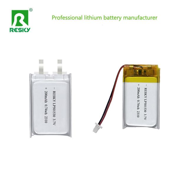 Lifepo4 Batteries 501530 200mAh 3.7v Small Rechargeable Power Lipo Li-polymer Battery Cell