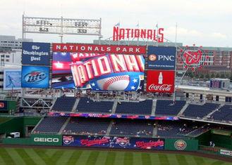 High Definition LED Outdoor Advertising Board Outside LED Screen 6000 To 8000 Cd/Sqm