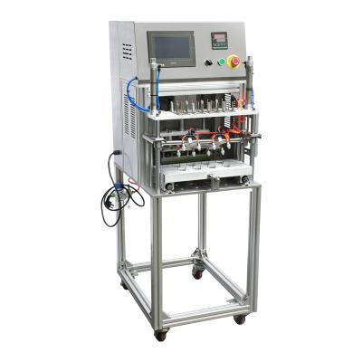 Thermostat Vertical Food Tray Sealer Machine Tray Lidding Machine Accurate 650W