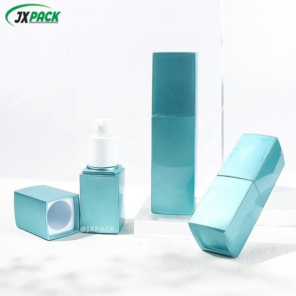 Skin Care Serum Plastic Dispenser Bottles 30ml-120ML PET Plastic Square Bottle