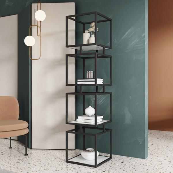 Big Metal Display Stand for Cubic Makeup Storage Eco-friendly Secondary Storage Boxes