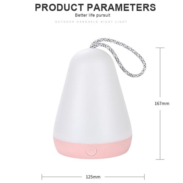 Kingda 0.8w Bedroom LED Night Light Seven Colors Adjusted Eye Protection