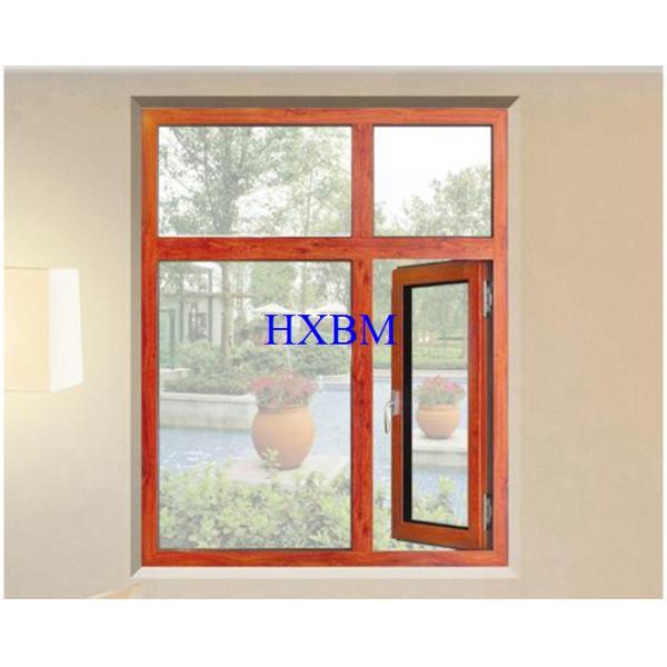 Окно Windows верхнего сегмента составное деревянное одетое алюминиевое с двойным остеклением для мексиканського рынка