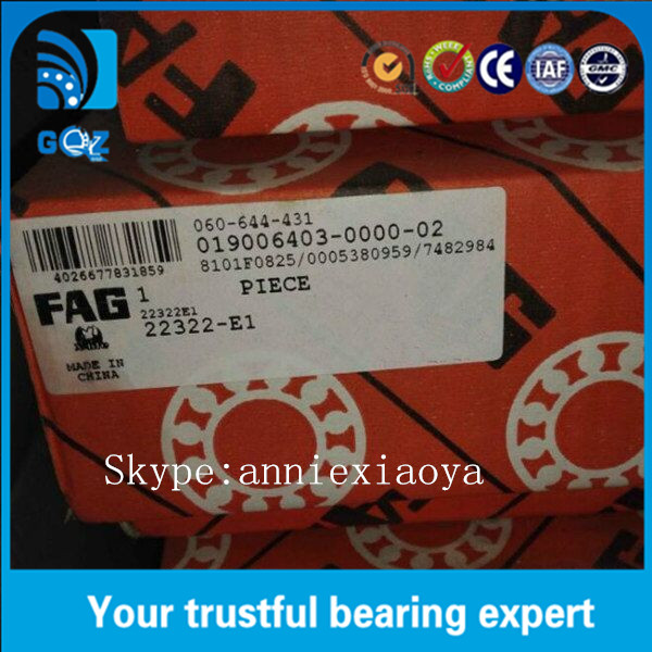Professional Wearproof 22322 Spherical Roller Bearing , Steel Cage Bearing