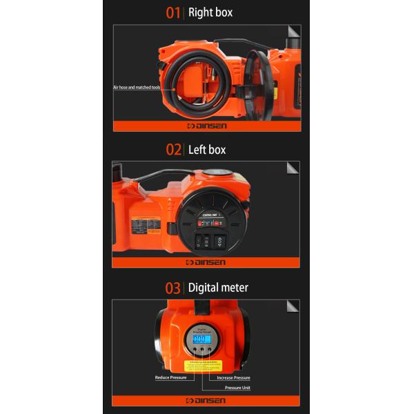 автомобиль Джек цифрового метра электрический гидравлический, 15A цилиндрический гидравлический Джек