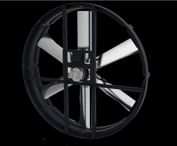 1830mm Blade Diameter Panel Fan with 120,000m³/h Air Volume and Outer Rotor Permanent Magnet Brushless DC Motor for Livestock Ventilation