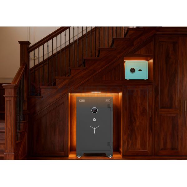 Fireproof Security Boxes For Home Personal Storage Fireproof Safe Box Fingerprint Lock Anti Theft