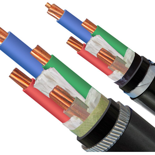 LSZH N2X2Y Electrical Wiring Projects Power Cable 10mm2 Cable Class 2 Low Smoke Halogen Free DJX cable with Steel or Aluminum Armoured protection