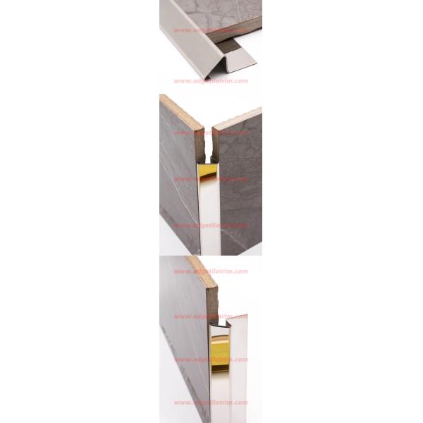 Stainless Steel Metal Floor Transition Strips Ceramic Tile To Vinyl Wood Edge Trim