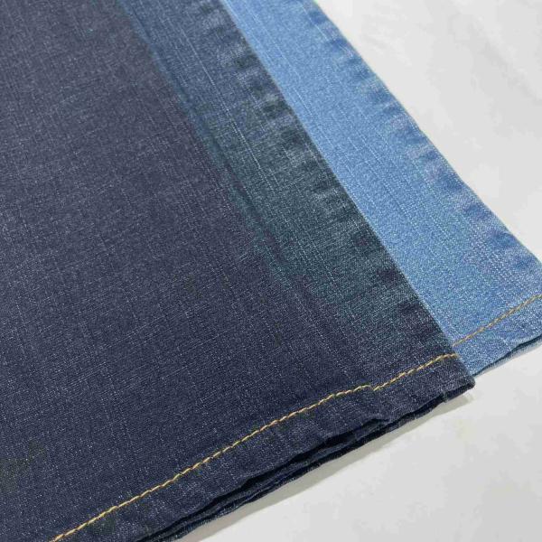9.0 Oz Elastic Denim Jeans Fabric 72'' Width Combed yarn
