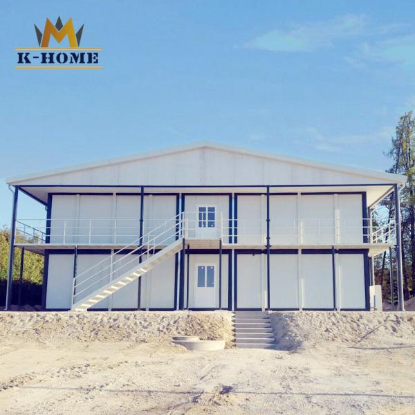 Fast Installation Flat Packed Portable Accommodation Container Dormitories With Toilet