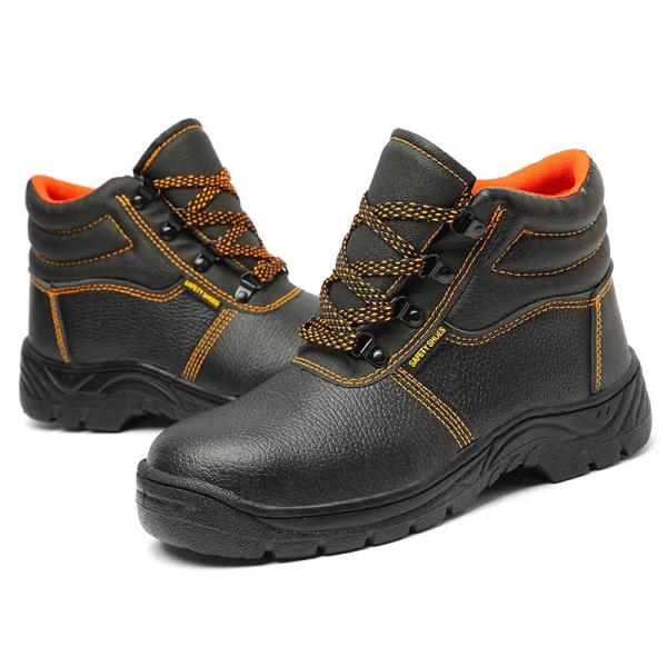 Slip Resistant Industrial Safety Shoes Steel Cap Work Shoes Mental Toe
