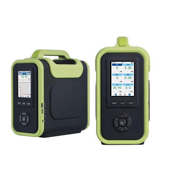 Portable Multi Gas Detector With Pump Suction PH3 SF6 ETO O2 CO VOC H2S Gas Analyzer