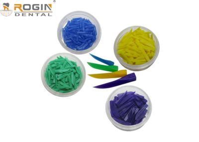 Colorful Disposable Dental Matrix System Dental Plastic Wedges for Teeth Fixing