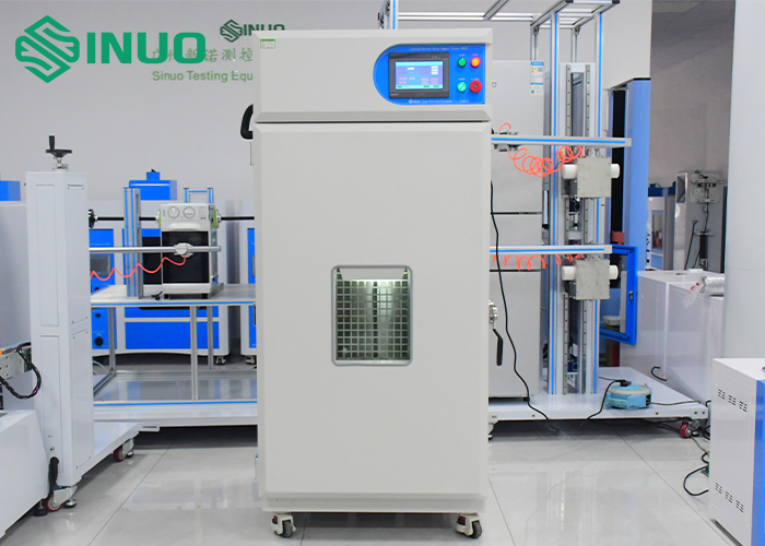 UL 2054 Battery Heavy Impact Test Machine 9.1kg Impact Weight 610mm Drop Height For Battery Safety Testing