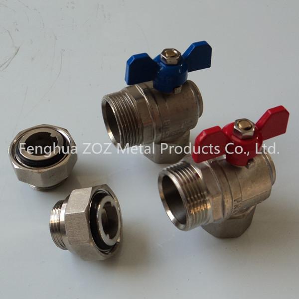 1 Angle Ball Valve For Manifolds ,  Floor Manifold Angle Union Ball Valves, Manifold Angle Ball Valves 1″ BSP