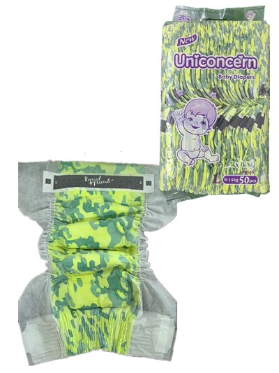 Pañales para bebés súper absorbentes de algodón suave respirable desechable